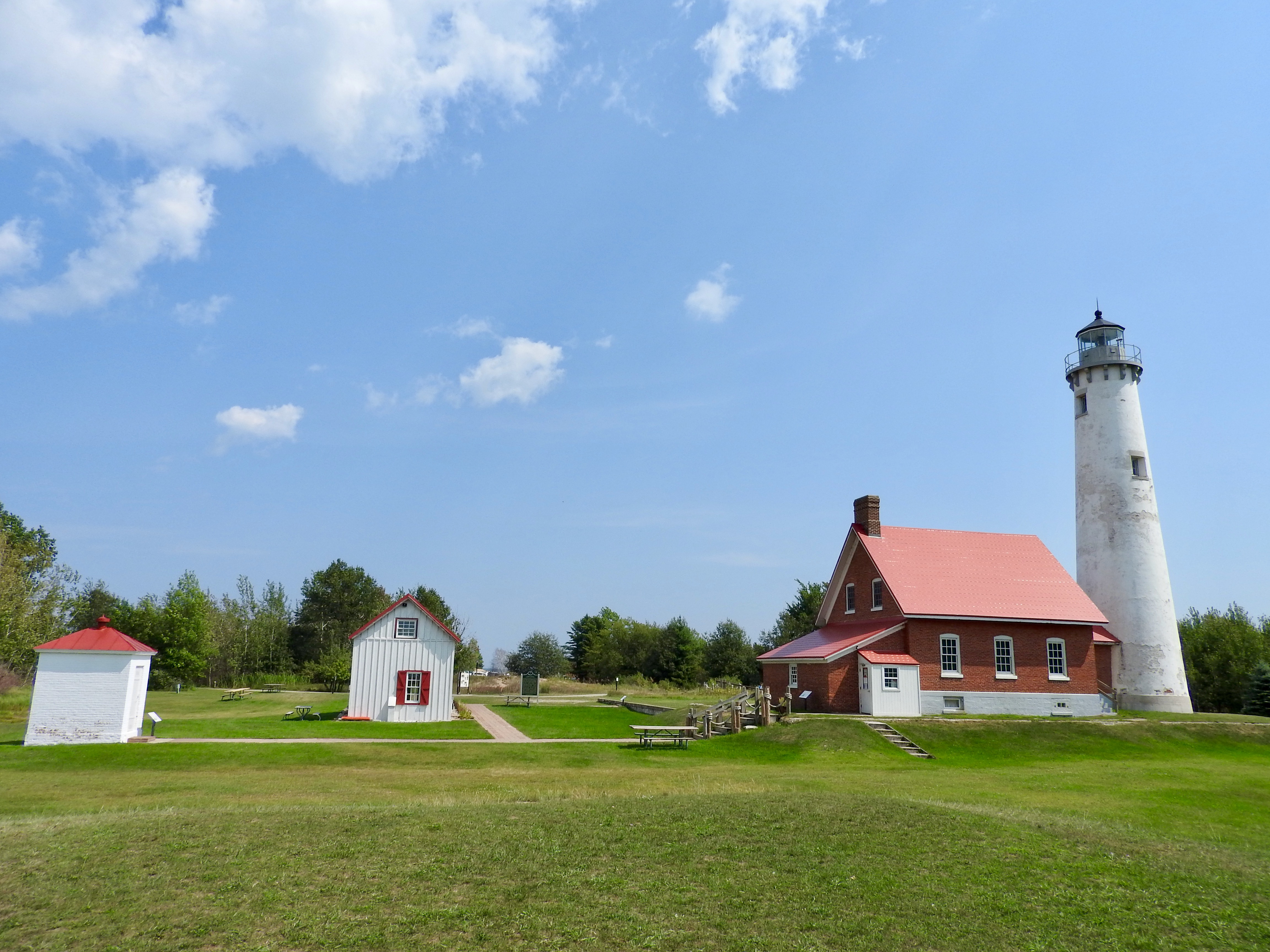 Tawas Point Light Station on Lake Huron, in Michigan. My own photo.