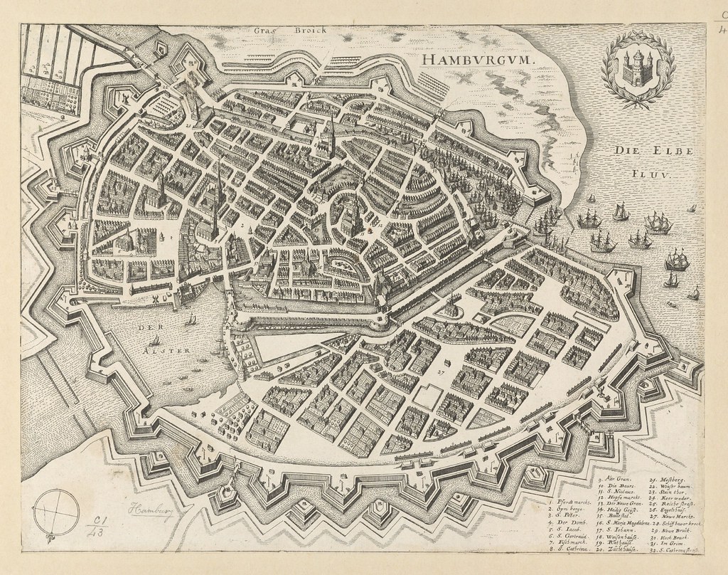 The BL King’s Topographical Collection: "HAMBURGUM."
