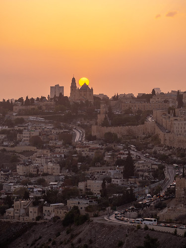 jerusalem palestine sunset isreal travel traveling worldtravel backpacking middleeast olympus omd omdem10 city skyline sun