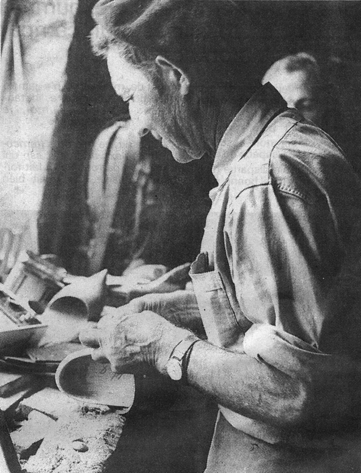 Jean Clerc, fabriquant de sabots à Beffia