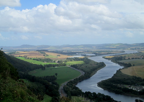 Kinnoull Hill View , Distant Hills