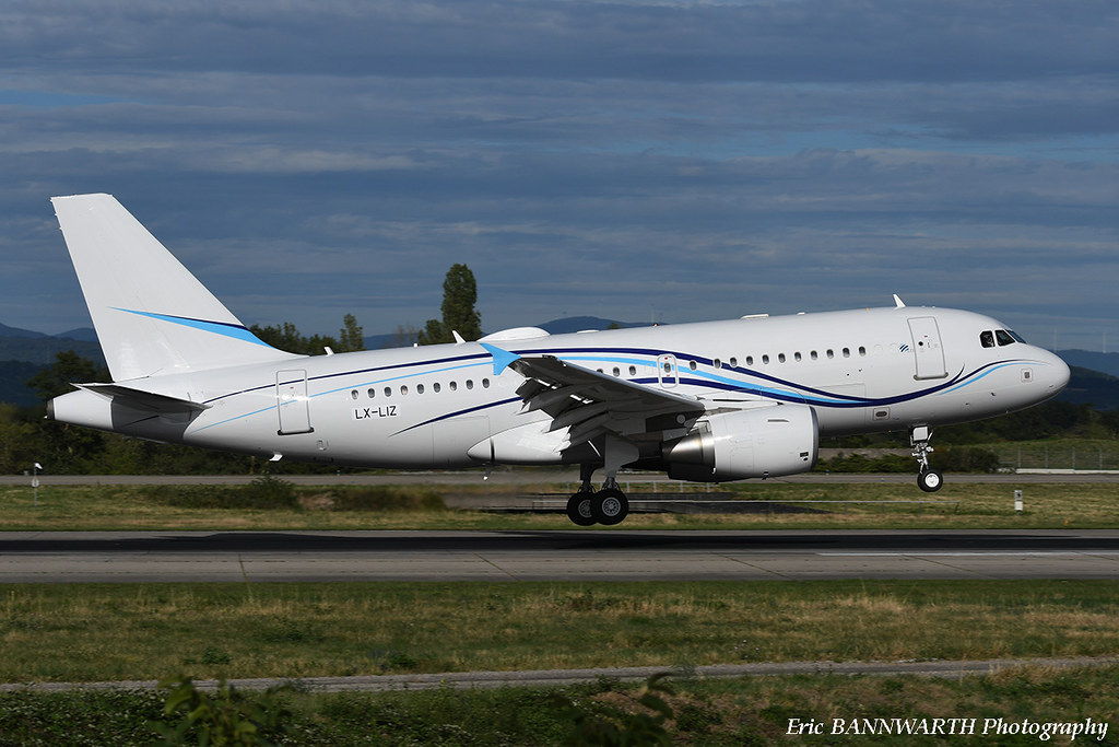 LX-LIZ - A-319CJ - Global Jet Luxembourg [BSL 8.20]