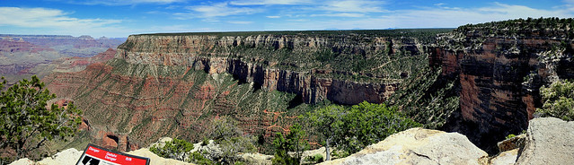 Danger - Grand Canyon Nationalpark - South Rim, Arizona - Panorama