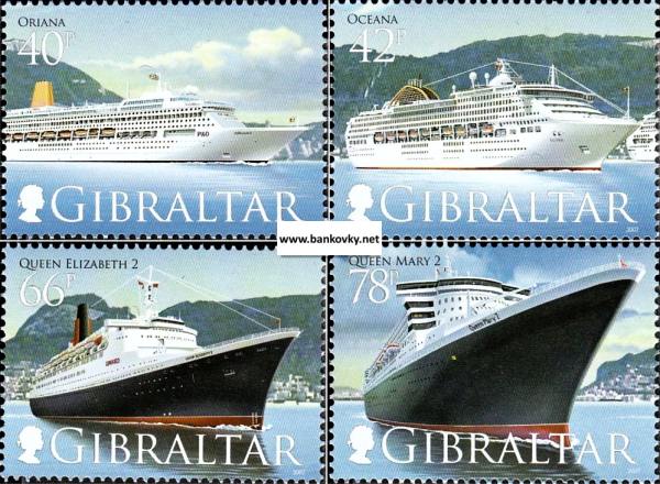 Známky Gibraltar 2007 Výletné lode neraz. séria MNH
