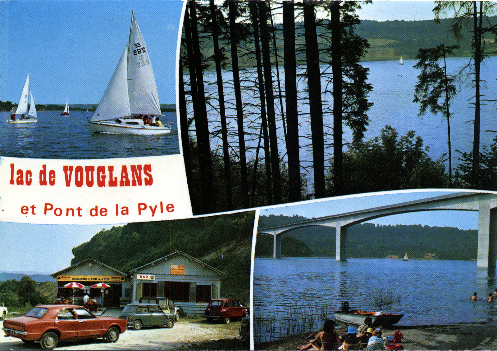 Le lac de Vouglans et le pont de la Pyle