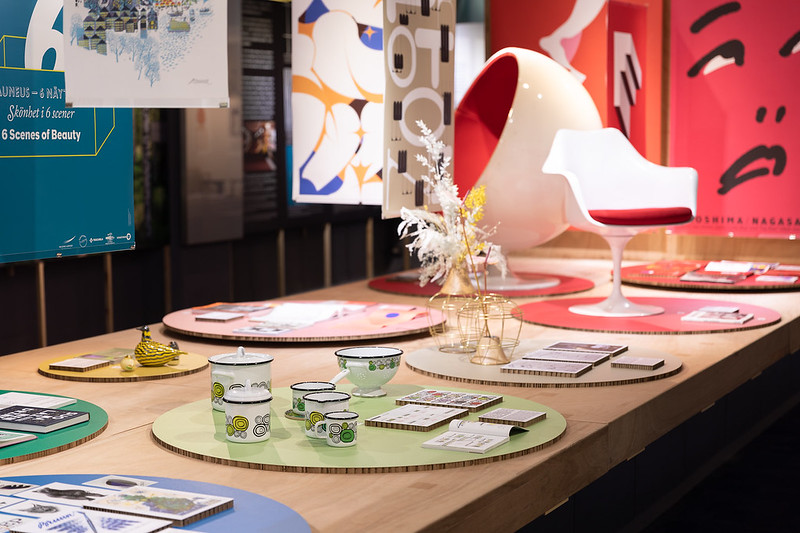 北緯60度的芬蘭設計 - Iconic ＆ Young Finnish Designer 透過色彩傳達經典到當代 - 展覽包含三位台灣設計師作品，如策展人高贈穆的Sipuli系列琺瑯餐具