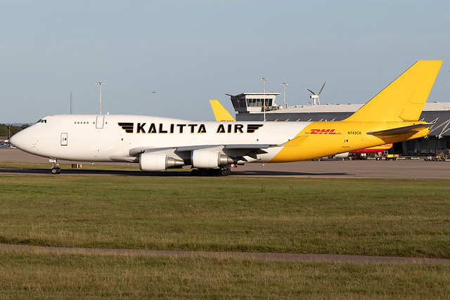 N743CK Kalitta Air B747-400 East Midlands Airport