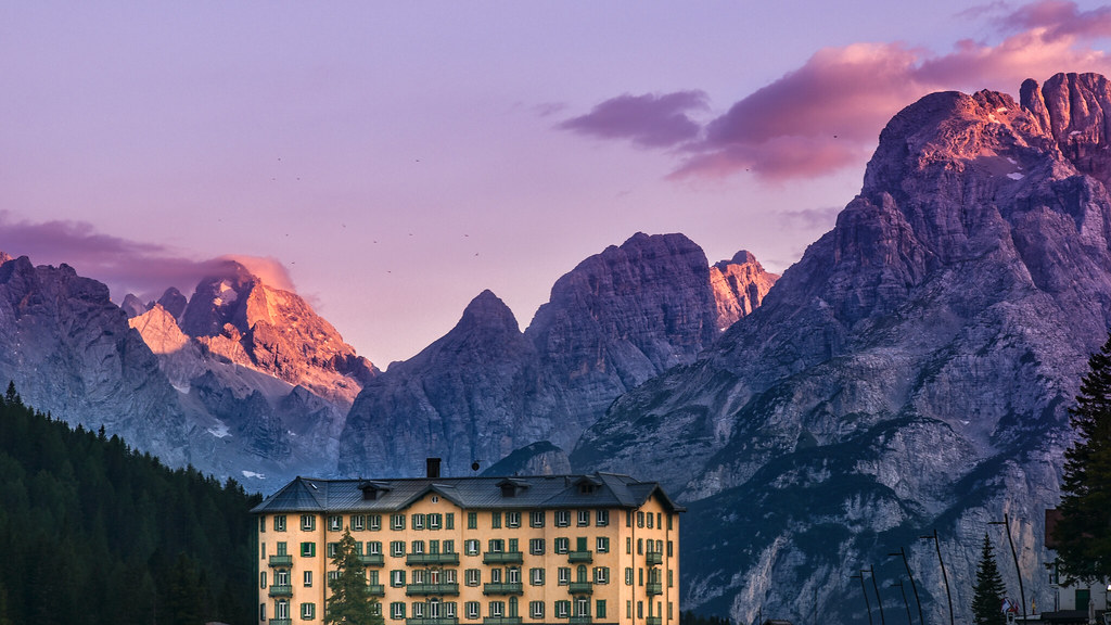 The Grand Misurina Hotel (by Wes Anderson)