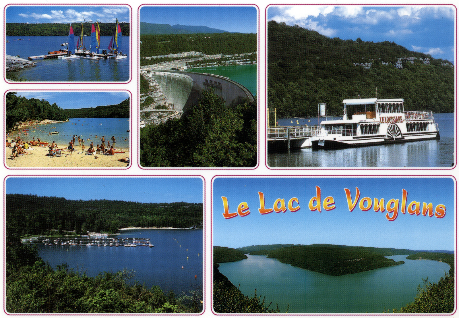 Le lac de Vouglans (Jura - Franche-Comté)