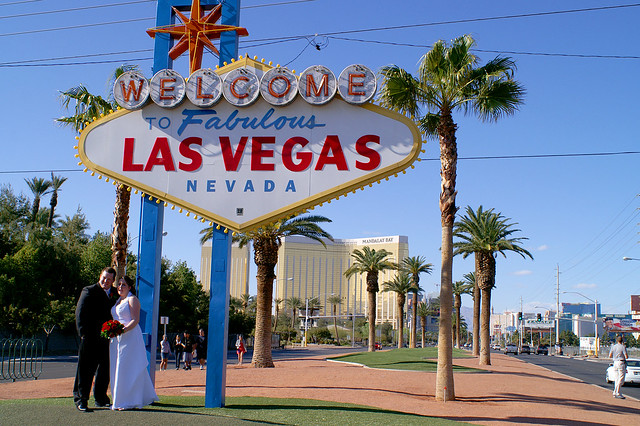 Las Vegas, Nevada sign on the strip