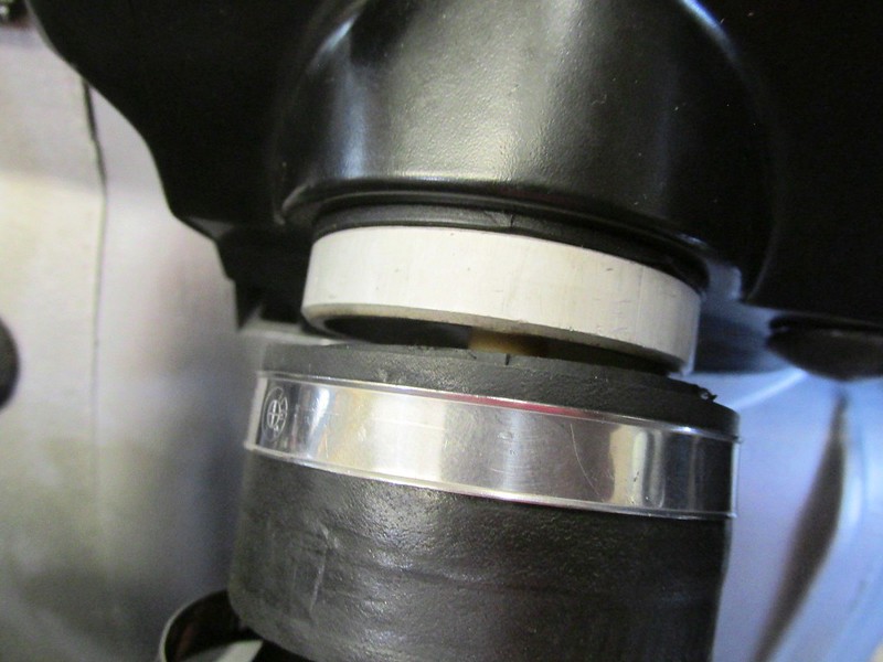 Align Carburetor Air Horn With Aluminum Sleeve In Air Box Then Push Rubber Sleeve Over Aluminum Sleeve