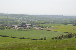 Tatsfield Clarks Lane view to High Weald and Pilgrims Farm 