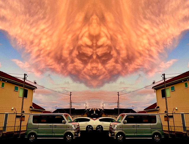 face in the cloud