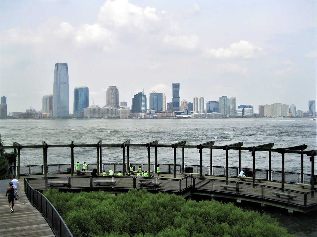 View From Wagner Park in Lower Manhattan