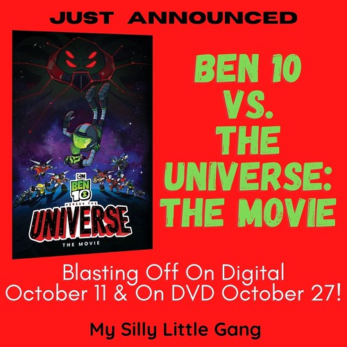 Just Announced - Ben 10 vs. The Universe: The Movie -Blasting Off On Digital October 11 & On DVD October 27! @WBHomeEnt #MySillyLittleGang