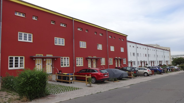 1927/30 Magdeburg Wohnhauszeile Lilienweg 2-16 Gartenstadt-Kolonie Zur Siedlung Reform von Bruno Taut in 39118 Reform