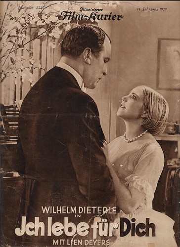 Lien Deyers and William Dieterle in Ich lebe für dich (1929)