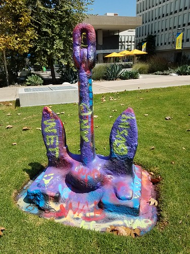 Painted Anchor at Revelle College