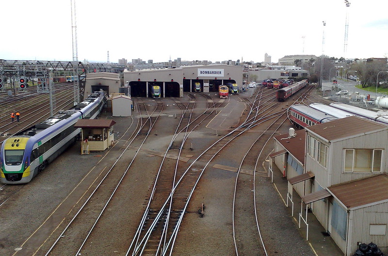 V/Line facilities at Southern Cross station, August 2010