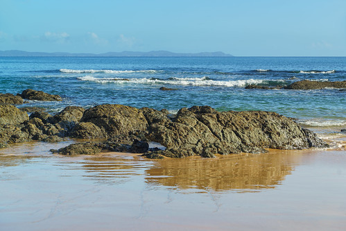 beach cablebay coopersbeach nz newzealand northland water blue landscape sand sea