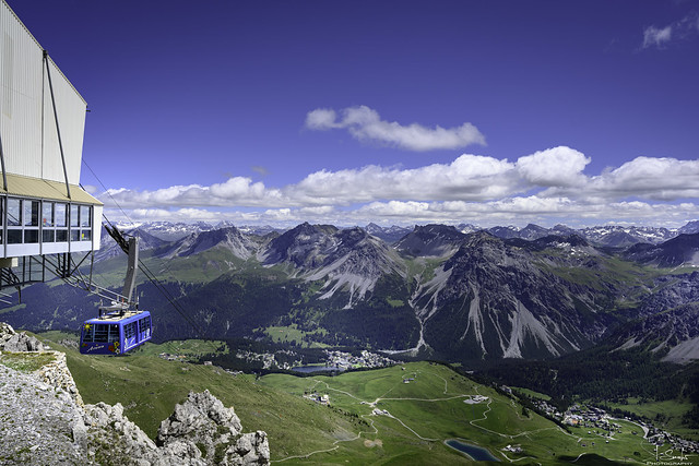 Mountain view from Weisshorn - Arosa - Graubünden - Switzerland