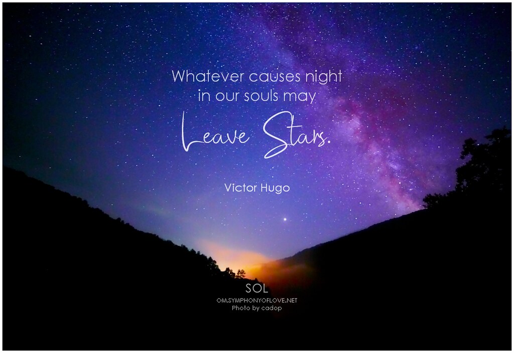Victor Hugo Whatever Causes Night In Our Souls May Leave S… | Flickr