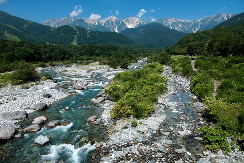 landscape mountain river 白馬村 長野県 japan hakuba nagano shirouma