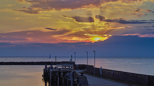 Sunset Bagenkop Harbour - 20200828 - 1 by SmthStrg, 