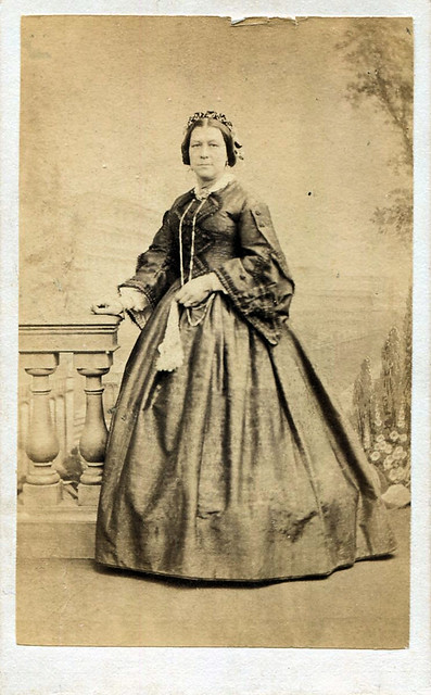 Victorian lady, Carte de Visite (CdV), The Crystal Palace, London