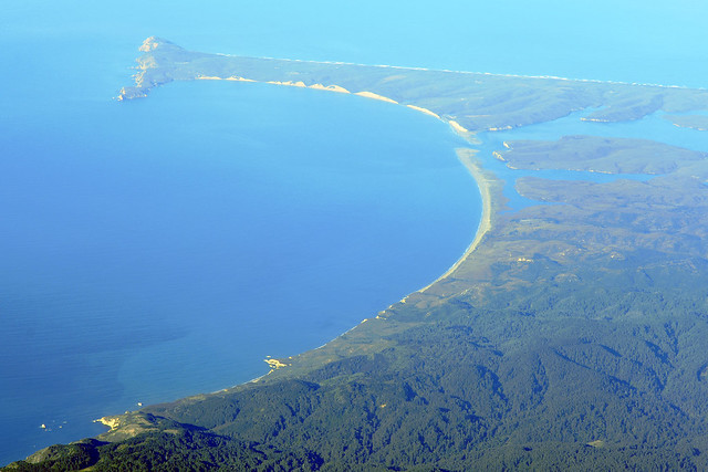 Aerial view of Point Reyes, Marin County, California