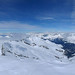 Panorama from the summit Piz Platta