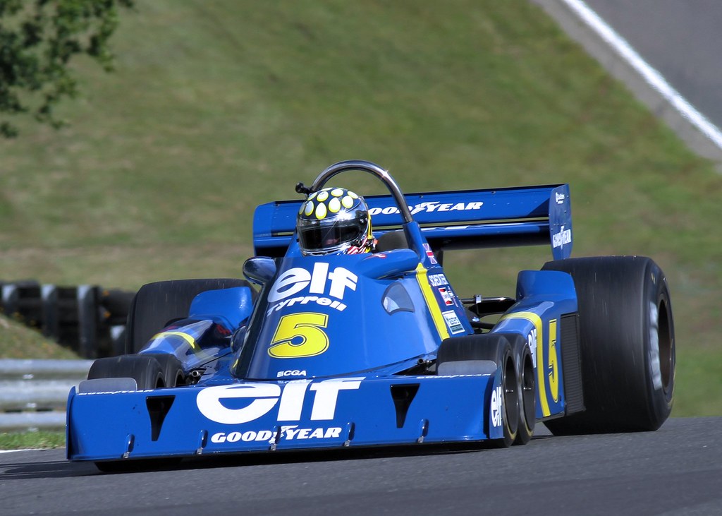 #5 Tyrrell T34 6 Wheeler Masters Historic Brands hatch
