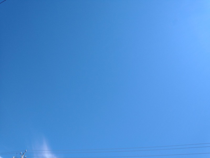 Bright blue, last day of August #toronto #blue #summer #sky #dlws