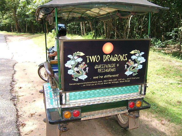 Most hotels in Siem Reap pick you up by tuk tuk, which you can use on your temple tours as well on payment