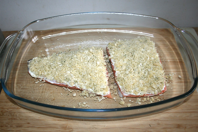 17 - Covered salmon filet / Lachsfilets bestreut