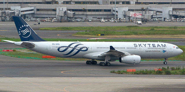 Airbus A330-343, PK-GPR, Garuda Indonesia