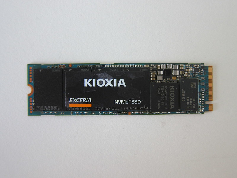 Kioxia Exceria 500GB NVMe M.2 SSD - Front