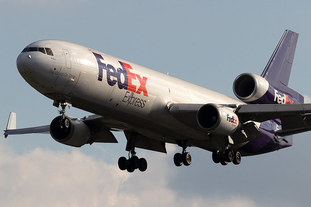 N619FE FedEX Express MD-11F London Stansted Airport