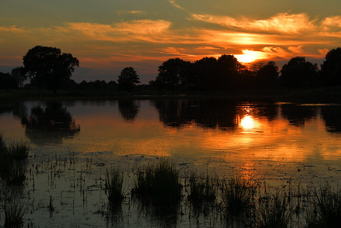 sunset zonsondergang almelo doorbraak nature natuur twente overijssel netherlands nikon d7500