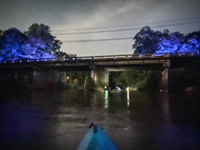 Full Moon Paddle on the Saluda River