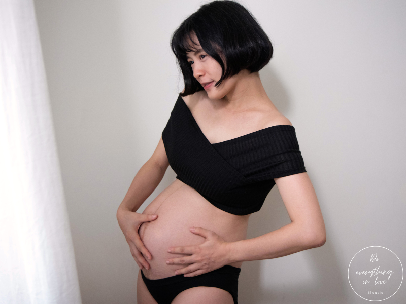 【孕期  孕婦寫真】我的孕期寫真，紀錄一生中最美的時刻：當女人成為母親-時尚白背3