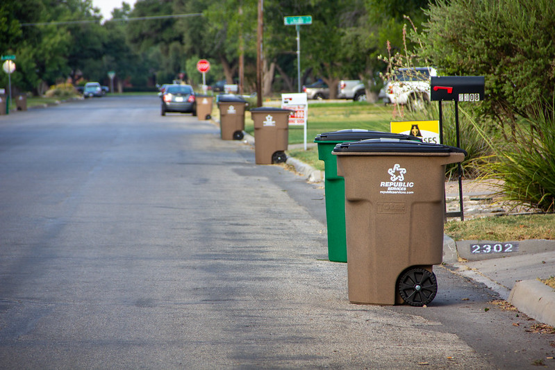 Republic Services Curbside Trash bins