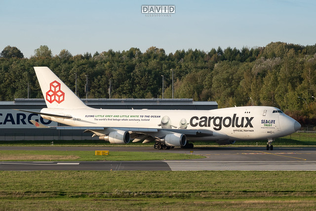 Cargolux - Boeing 747-400F [LX-ECV] ‘Beluga Whale Sanctuary’ Livery Luxembourg Airport - 13/10/19