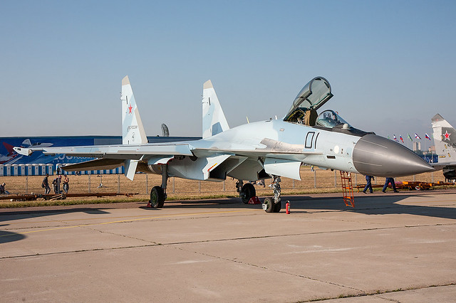 01, Sukhoi Su-35 Russian Air Force @ Moscow-Zhukovsky UUBW