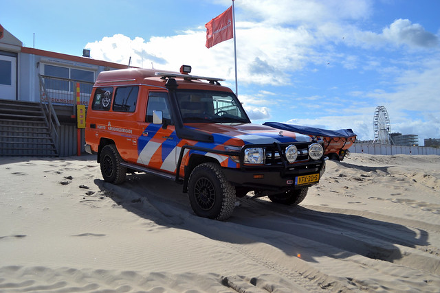 Toyota Landcruiser Reddingsbrigade Egmond aan Zee