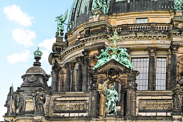 A portion of the Berlin Cathedral dome