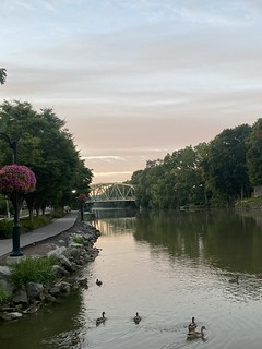 Sunrise over the Erie Canal  - Pittsford, NY