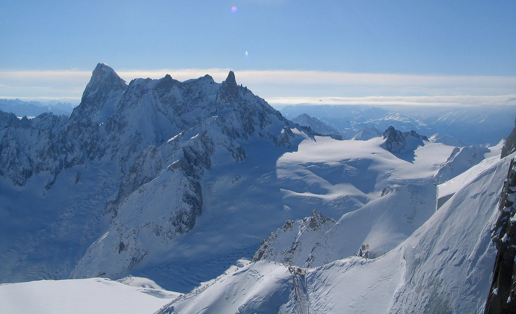 Vallée Blanche - freeride Massif Mont Blanc Francie foto 14