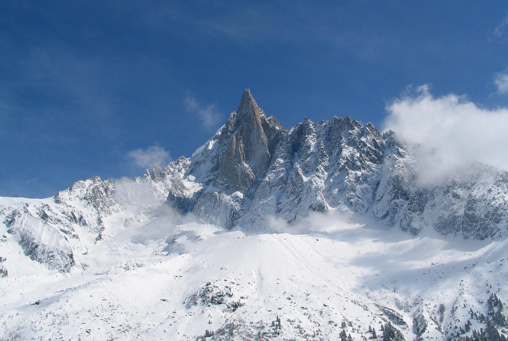 Vallée Blanche - freeride Massif Mont Blanc Francie foto 49