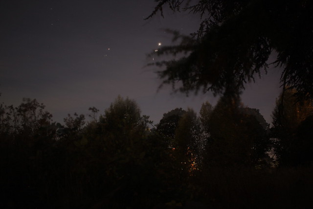 everything moves without a tripod (Saturn and Jupiter)